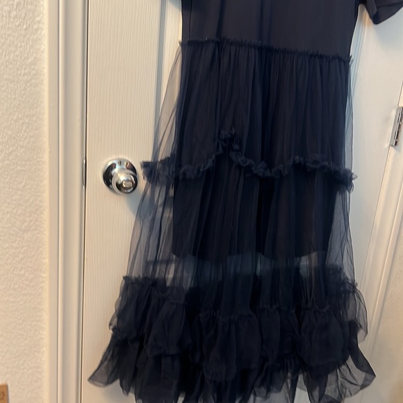 ANNAKIKI BLUE TULLE DRESS SMALL - Picture 4 of 11